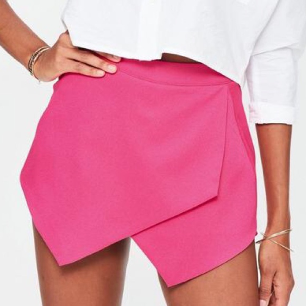 Pink Wrap Skort